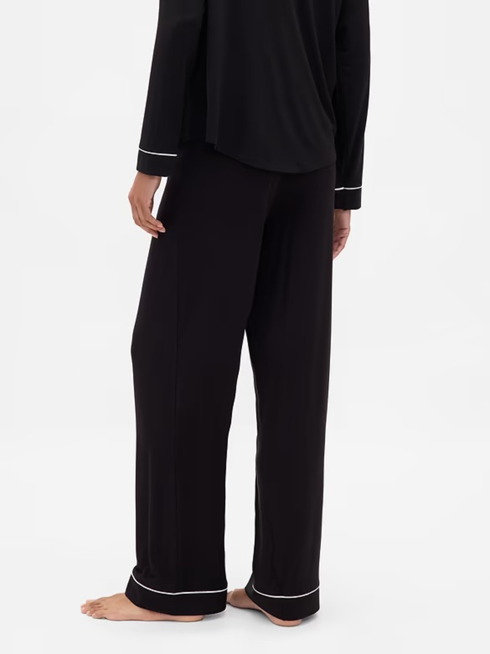 Gap | Women’s Black SoftMade Modal Pajama Set - Picture 9 of 12